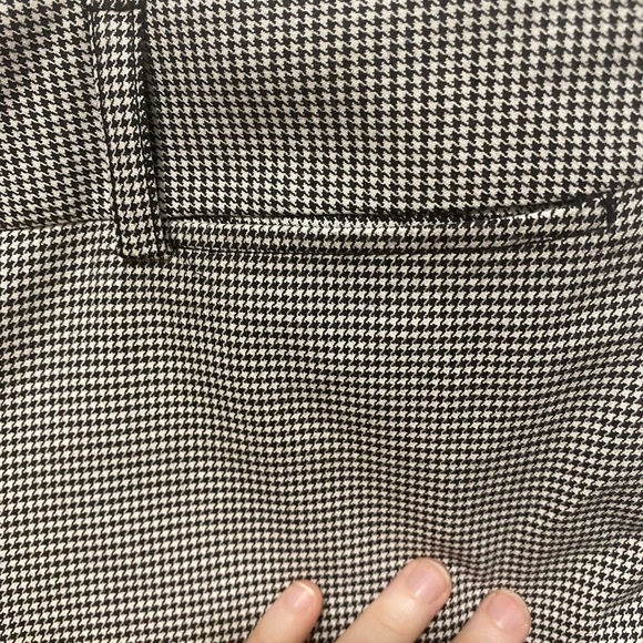 Size 12 MICHAEL KORS Wide Leg Houndstooth Dress Pants - Picture 5 of 7